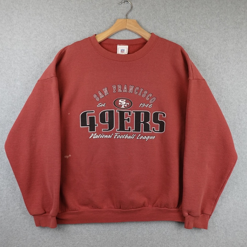 Vintage San Francisco 49ers Sweatshirt Adult XL Distressed